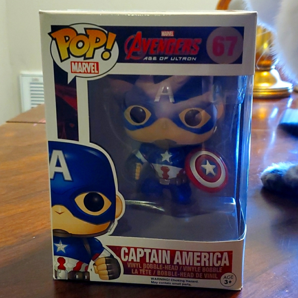 Funko Pop Captain America Age of Ultron #67 vinyl figurine NIB